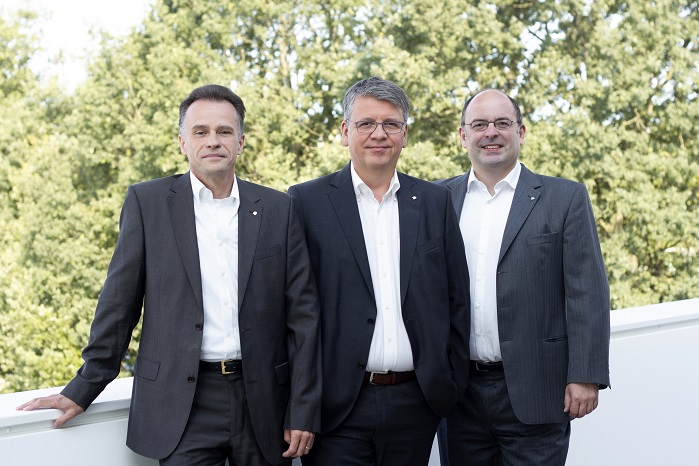 Saertex Global Executive Board: Dietmar Möcke, Christoph Geyer, Dr Guido Kritzler (from left to right). © Saertex